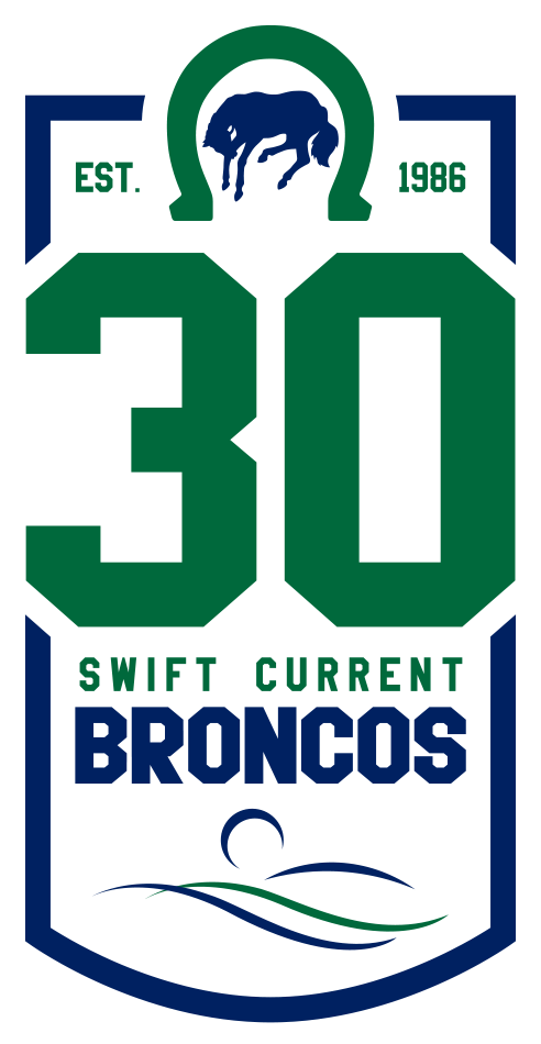 Swift Current Broncos 2016 Anniversary Logo iron on transfers for T-shirts